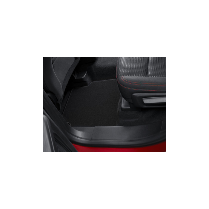 Ford Kuga (12/2019 - ..) floor mats, standard rear, black (not for PHEV)
