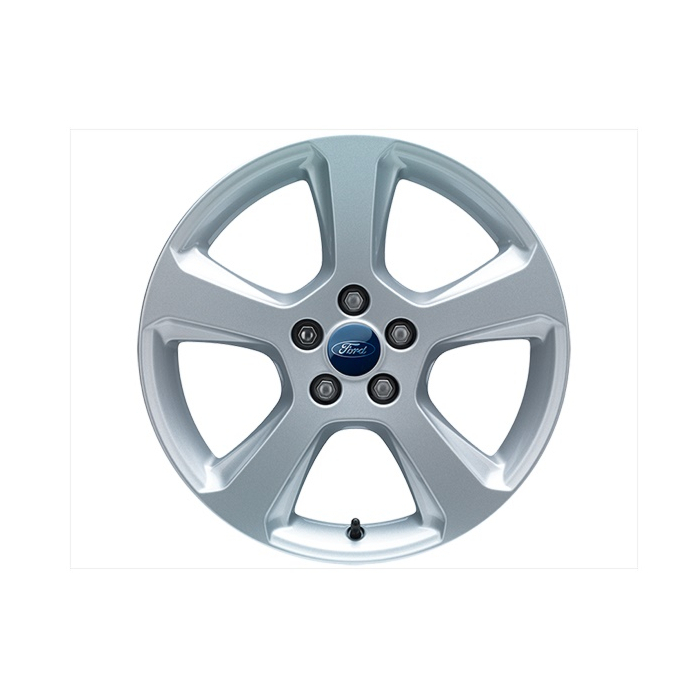 Ford Mondeo (09/2014 - ..) alloy wheel 17" 5-spoke design, Sparkle silver