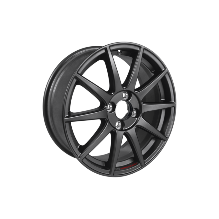 Ford Fiesta (07/2017 - 2023) alloy wheel 18" lightweight forged wheel with Ford Performance logo, 10-spoke design, Magnetite matte