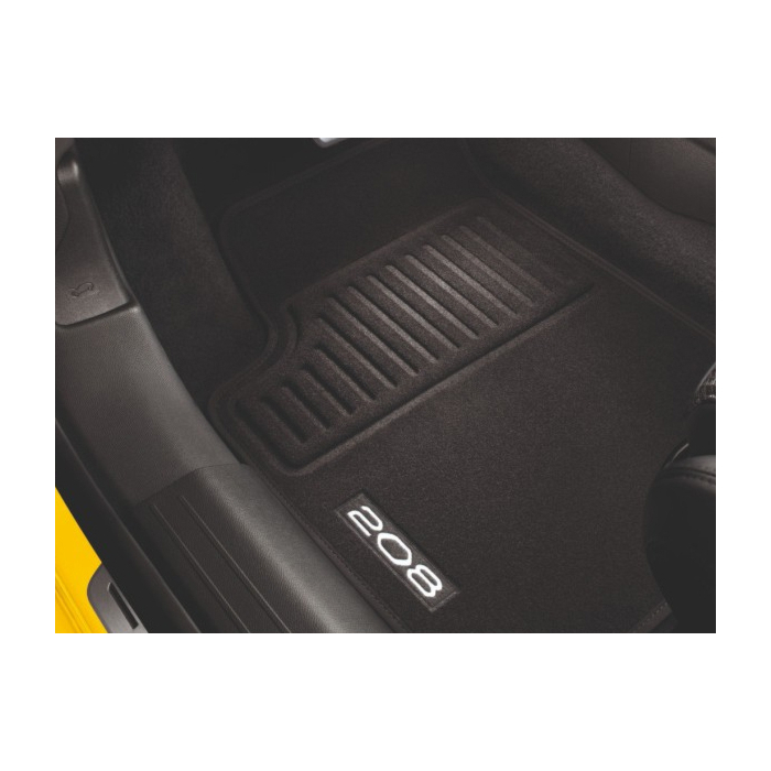 Peugeot 208 (2019 - ..) floor mats velours LHD