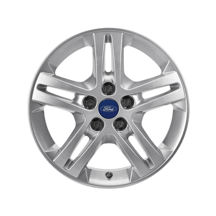 Ford alloy wheel 16" 5 x 2-spoke design, silver