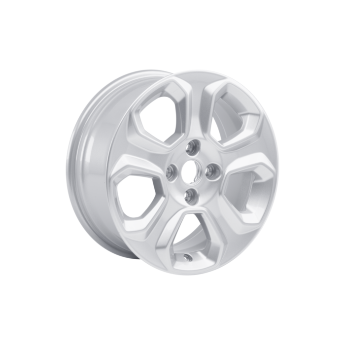 Ford Ecosport (10/2017 - ..) alloy wheel 16" 5-spoke design, Sparkle Silver