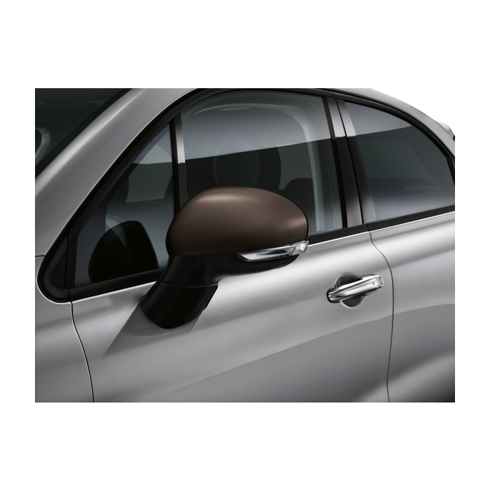 Fiat 500X mirror caps matt brass