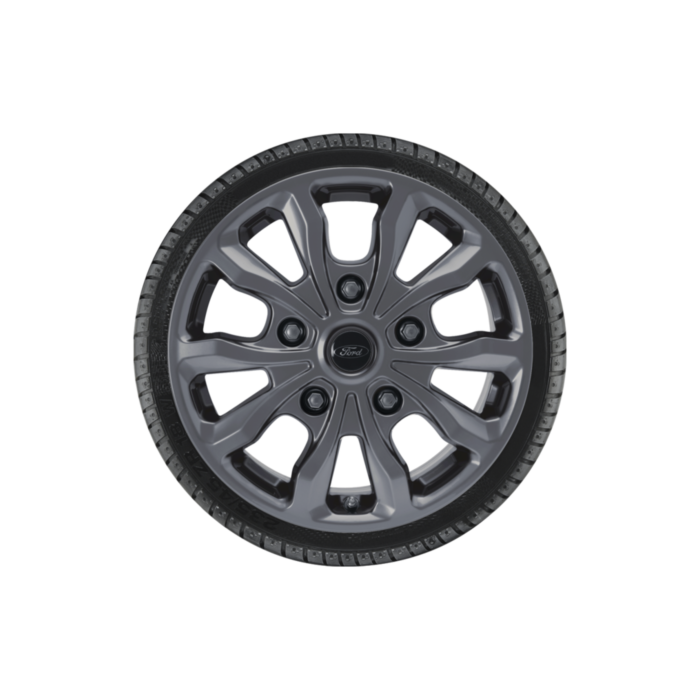 Ford Kuga (12/2019 - ..) alloy wheel with winter tire 17", 10-spoke design, gray