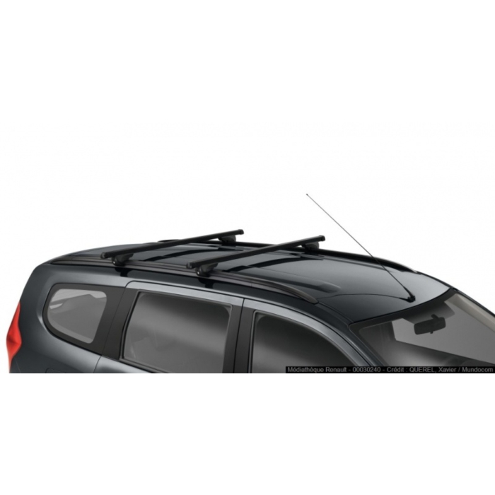 Dacia Lodgy roof base carriers on roof rails