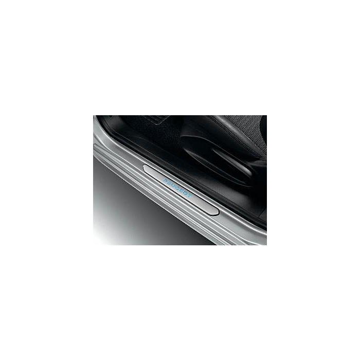 Peugeot 208 (2012 - 2019) / 2008 (2013 - 2019) sill trims stainless steel with lighting