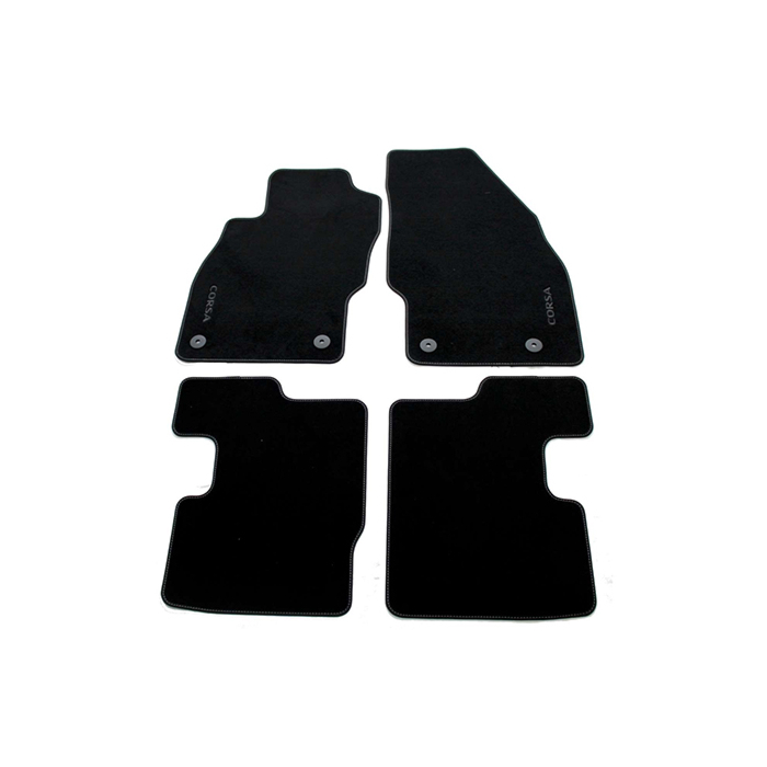 Opel Corsa E floor mats black