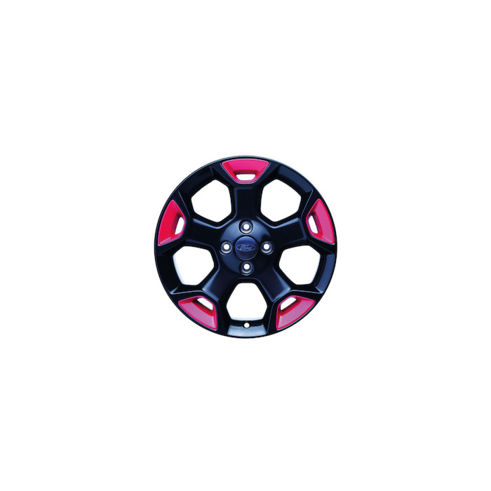 Ford Ka 09/2008 - 2016 Momax alloy wheel inserts red