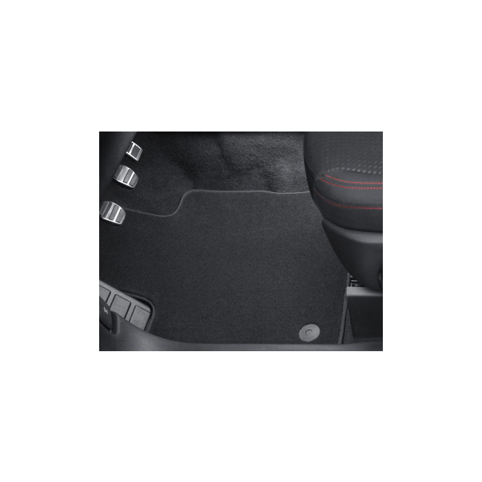 Ford Kuga (12/2019 - ..) floor mats, Premium velour front and rear, black (not for Ambiente / Trend)