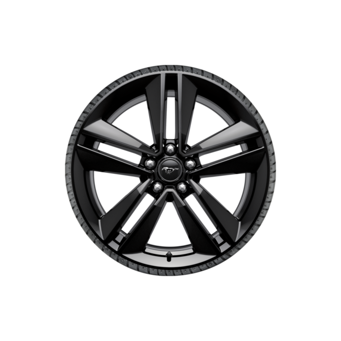 Ford Mustang (03/2015 - ..) alloy wheel with winter tire 19", 5 x 2-spoke design, black