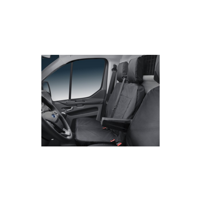Ford Transit Connect (02/2014 - 03/2024) stoelhoes voor dubbele passagiersstoel, zwart
