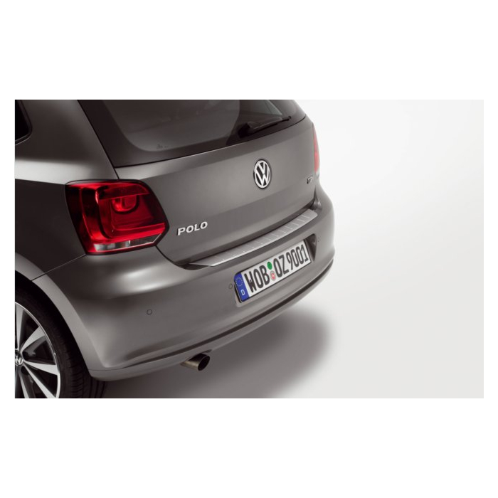 Volkswagen Polo 2009 - .. trim rear bumper stainless steel-look
