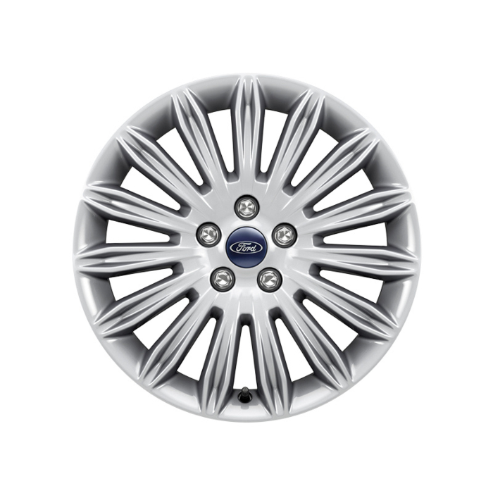 Ford alloy wheel 17" 15-spoke design, sparkle silver