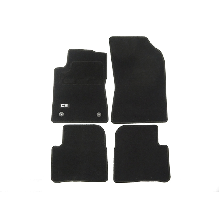 Citroen C3 (2016 - 2024) floor mats needle felt