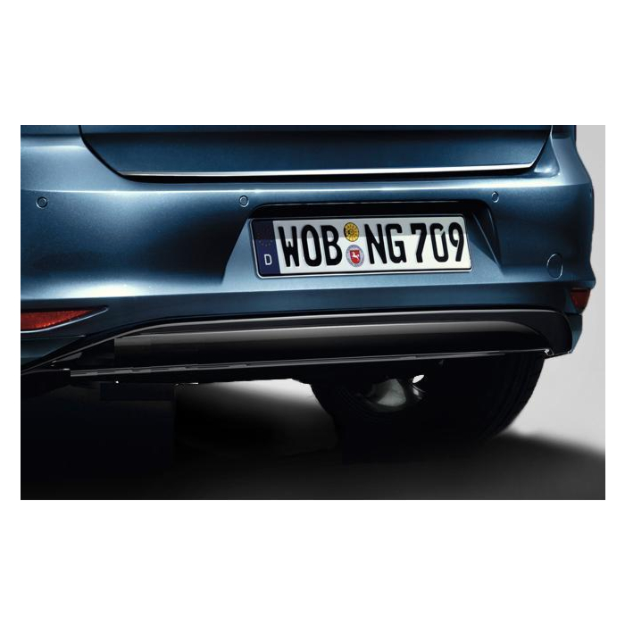Volkswagen Golf 7 rear bumper spoiler without visable double exhaust
