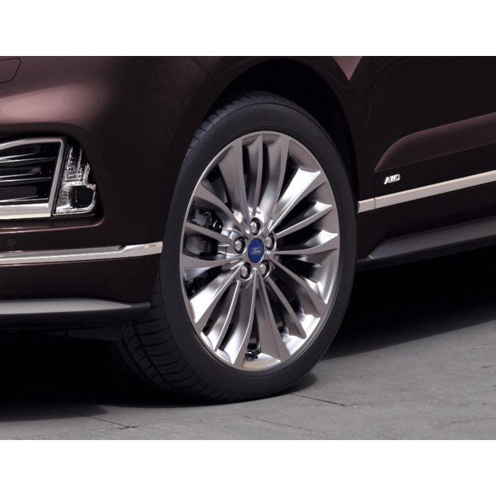 Ford Edge alloy wheel 20" 5 X 3-spoke design, polished aluminum