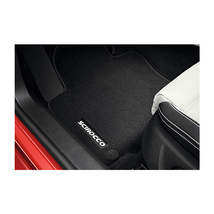 Volkswagen Scirocco floor mats velor, front (switch-fastening)