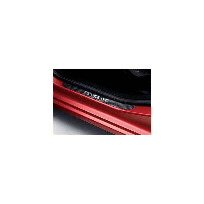 Peugeot scuff plates (carbon-look)