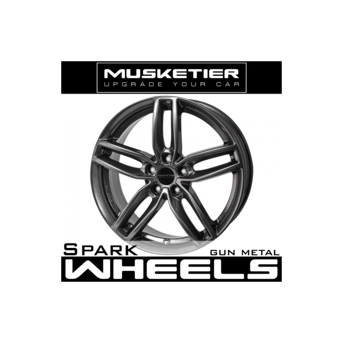 Musketier Citroën C-Crosser / Peugeot 4007 alloy wheel Spark 7,5x17 gun metal