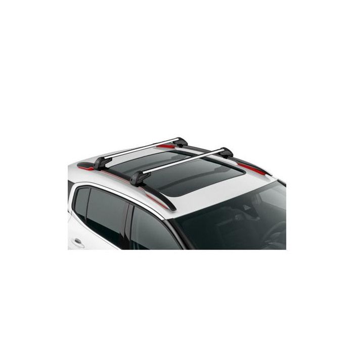 Citroen C5 Aircross (2018 - 2025) roof base carriers (with longitudinal roof bars)