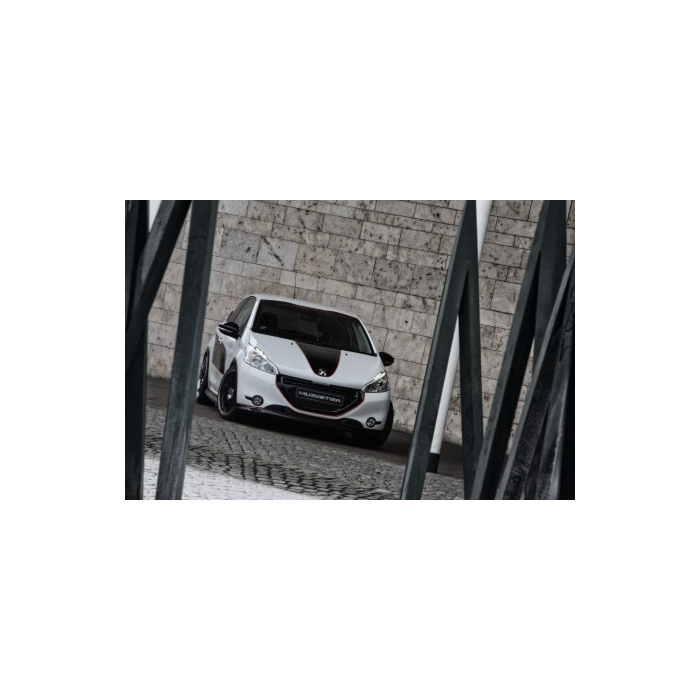 Musketier Peugeot 208 (2012 - 2019) spoiler kit EnGarde, black (with duplex-sport exhaust single end pipe)