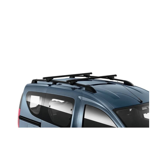 Dacia Dokker roof base carriers on roof rails