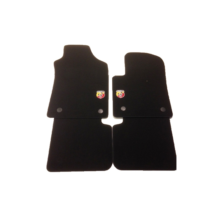 Abarth 500 2008 - 2016 floor mats black LHD
