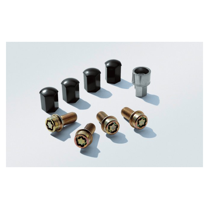 Volkswagen wheel bolt locking set M14
