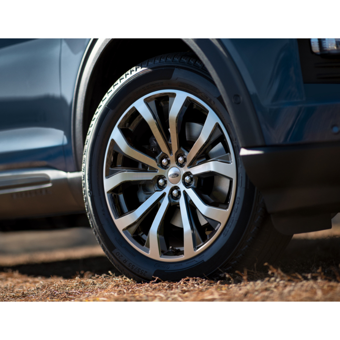 Ford Explorer (08/2019 - ..) alloy wheel 20" 5 x 2-spoke design, Ebony Black with polished front
