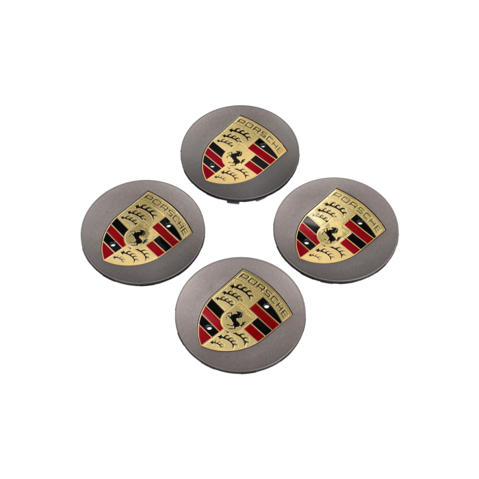 Porsche hub caps set