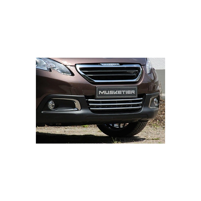 Musketier Peugeot 2008 stainless steel grill, chromed 