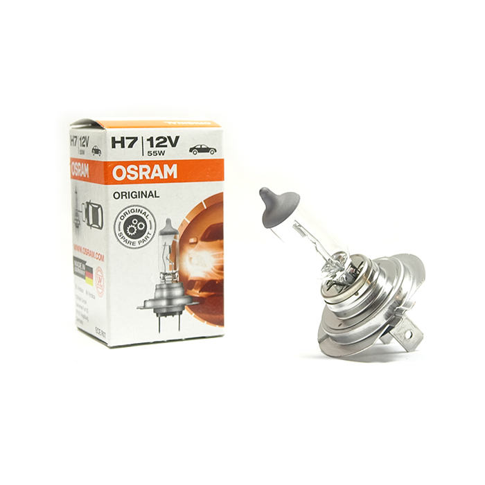 Osram H7 halogen bulb clear 64210L PX26d 55 Watt Long Life
