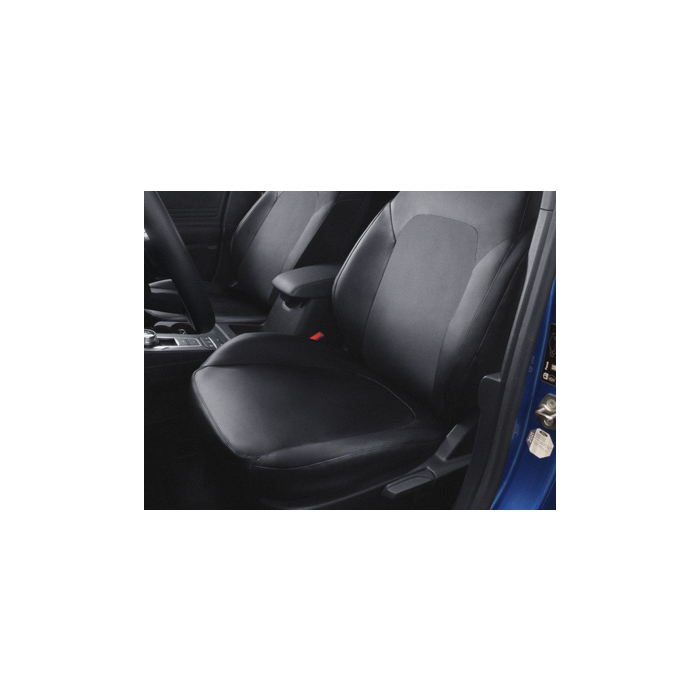 Ford Focus (04/2018 - ..) premium seat cover for driver's seat, black artificial leather