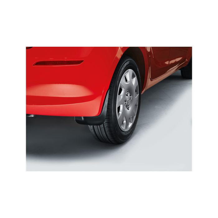 Hyundai i20 3-drs (2012 - 2015) mud flaps kit, rear