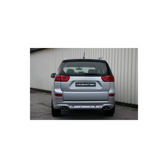 Musketier Citroën C-Crosser/Peugeot 4007 duplex stainless steel exhaust 2xØ90 mm