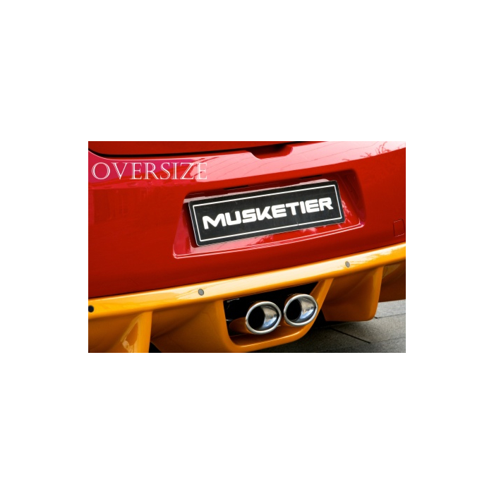 Musketier Citroën DS3 center-sporteinddemper 2x114x86 mm 1,6 VTi120 Oversize