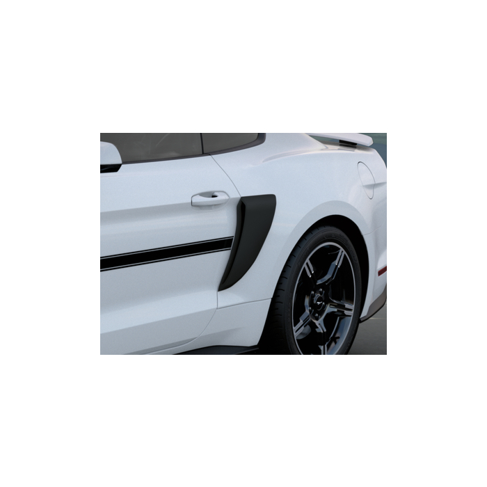 Ford Body Side Scoop Kit Matzwart