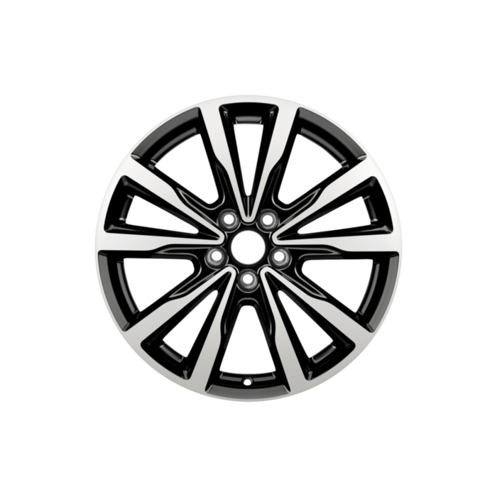 Ford Kuga (09/2016 - 11/2019) alloy wheel 18" 5 x 2-spoke V design, black machined