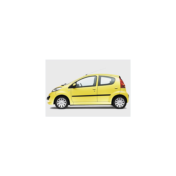 Citroën C1 (2005 - 2014) stootlijsten 5-drs