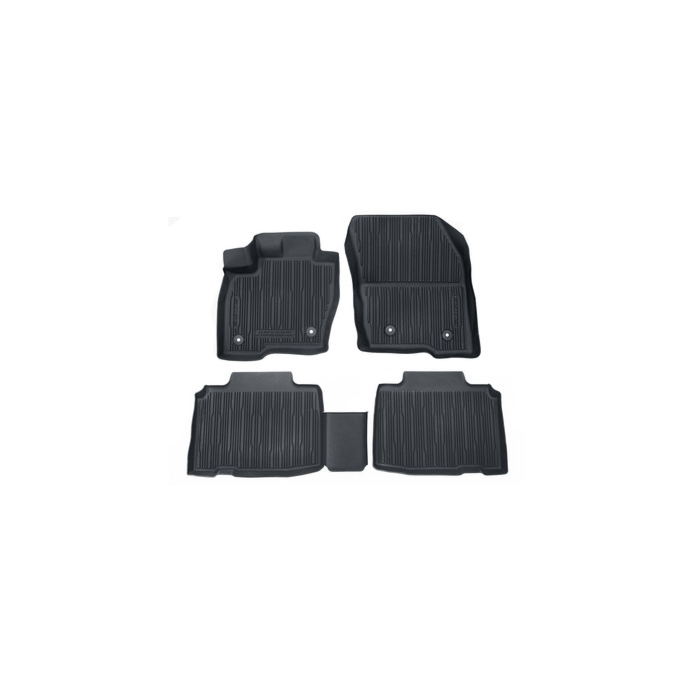Ford Edge (01/2016 - ..) floor mats all-weather front and rear, black