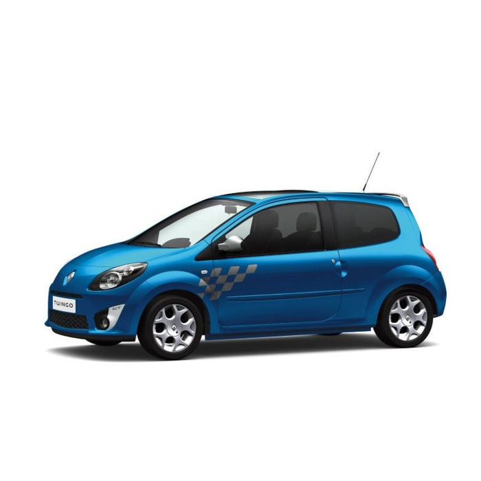 Renault Twingo 02/2010 - 2014 mirror caps satin-grey