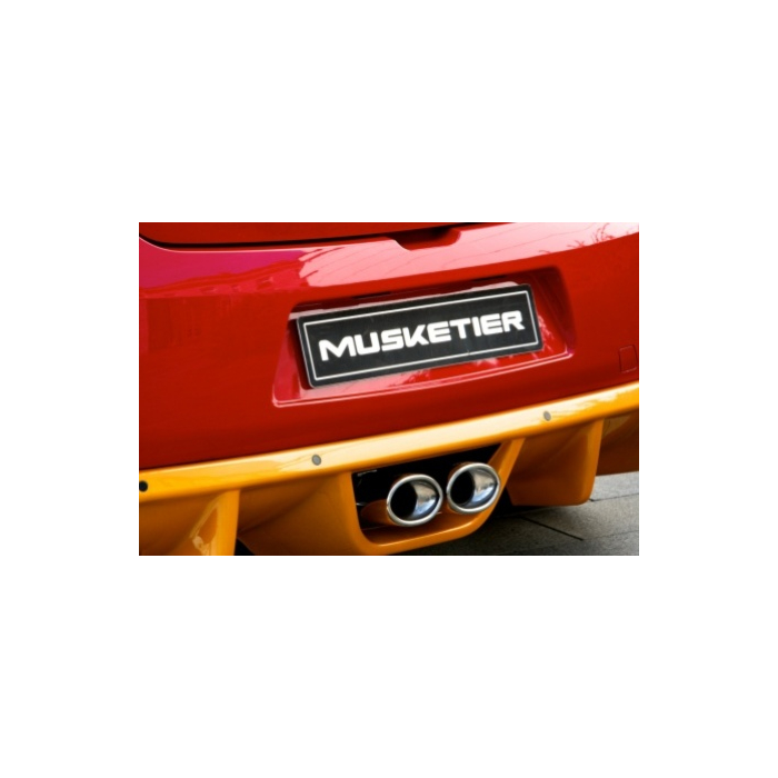 Musketier Citroën DS3 centraal uitlaatsysteem 2x114x86 mm