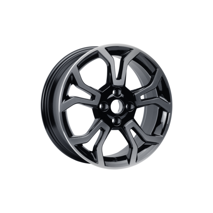 Ford Ecosport (10/2017 - ..) alloy wheel 17" 5 x 2-spoke design, Absolute Black polished