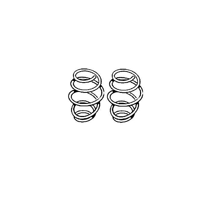 Opel Astra G hatchback STANDARD springs rear