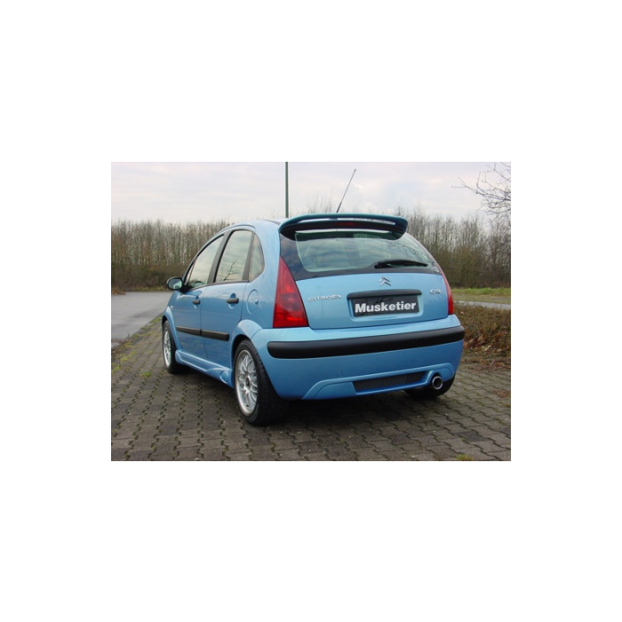Musketier Citroën C3 2002 - 2010 achterbumper voor 1 einddemper