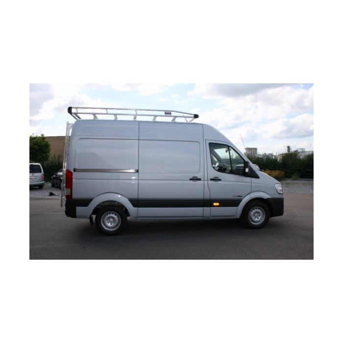 Hyundai H350 aluminium roof base carrier, 6 meter, reinforced