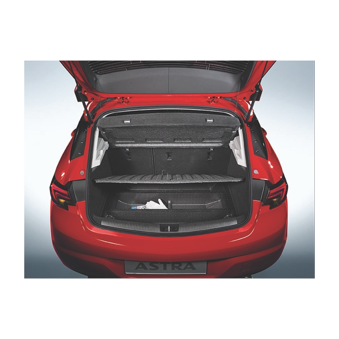 Opel Astra K hatchback organiser luggage space