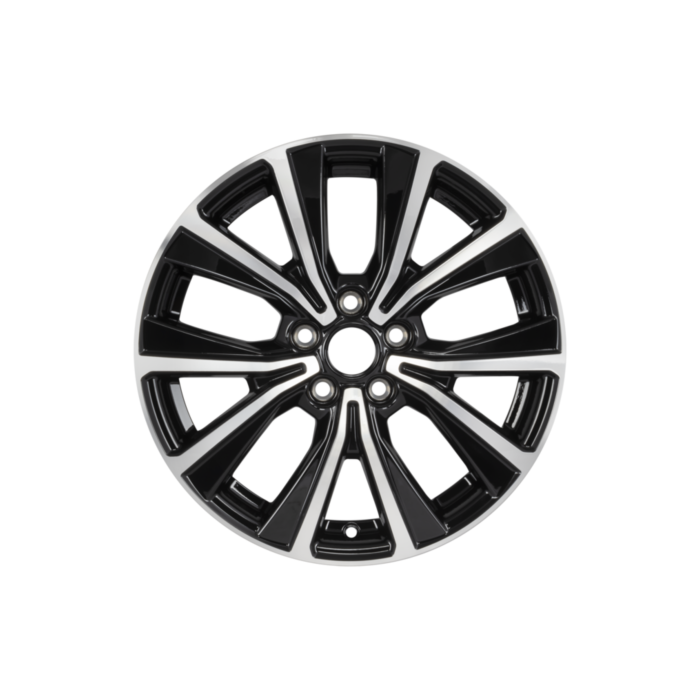 Ford Puma (10/2019 - ..) except ST and ST X alloy wheel 17" 5 x 2-spoke design, Magnetic polished