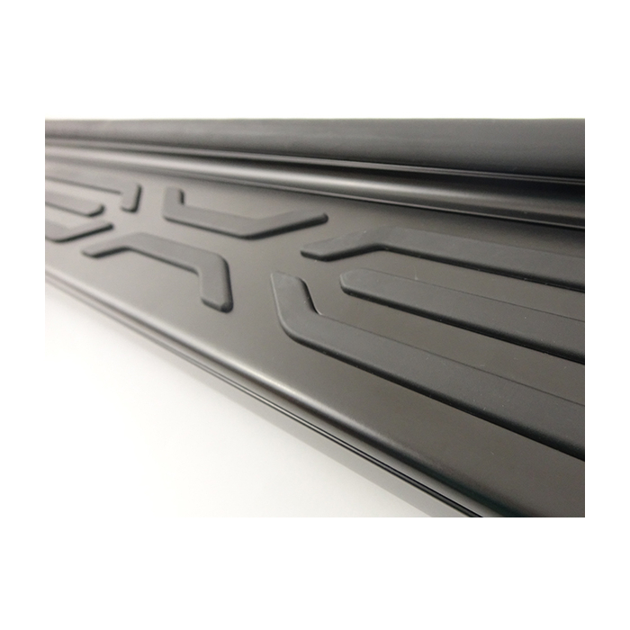 Nissan X-Trail (2017 - 2022) side steps in black aluminium