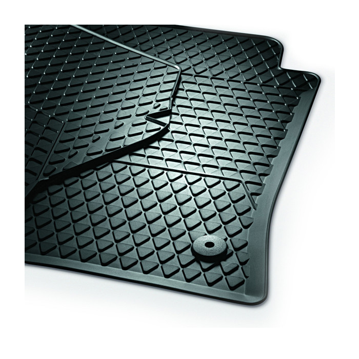 Volkswagen Caddy 2004 - 2015 all-weather floor mats, front (switch-fastening)